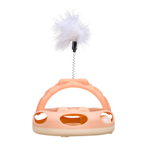 Hagou – bâton de chatonnerie pour chat avec plume rebondissante, jouet interactif pour chats, anti-ennui, jouet manuel pour chats - Product Image 5