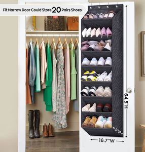 Factory Wholesale Over the Door Heavy-Duty Closet Hanging Storage Organizer With10 Pocket - Product Image 2