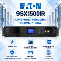 Eaton 9SX1500IR 9SX1500IR Onduleur monophasé en ligne Eaton Power Management 1500VA/1350W 9103-63152 Onduleur en rack Onduleur en tour