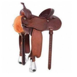 Selle de cheval de course occidentale de qualité supérieure en cuir de designer, vente en gros, siège rembourré doux, cuir durable et structure équilibrée - Product Image 5