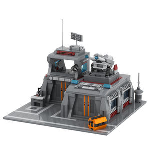 MOC2361 Sci-Fi <span class=keywords><strong>Interstellar</strong></span> War Movie Frontline Command Center 1381 Uds ladrillos ensamblar DIY recoger bloques de construcción para niños Juguetes - Product Image 1