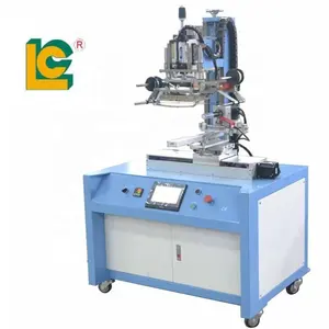 Semi Automatic Gilding Press Machine for Soft Cosmetic Tube Cylinder Surface Servo Motor Hot Stamping Machine for Plastic Bottle