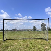 But de football portable 9v9 pour événements sportifs, montage rapide, 16*7FT (5*2M), pliable, pour matchs et compétitions
