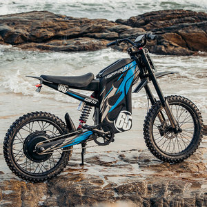 Vélo électrique tout-terrain Fat Tire HappyRun G300 Pro Bleu 6500W pour livraison directe - Product Image 6