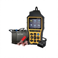 Testeur de batterie de voiture YMIOT, outil de diagnostic OBDII avec mesure de la résistance de la batterie et contrôle de l'état, 5-30V, jaune orange