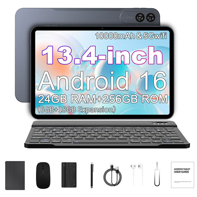 Android 16 Tablet Pc 13.4 Inch New Fashion Cheap T620 Android Tablet Octa Core 24gb Ram 256gb Rom Hd Touch Screen Tablet Pc