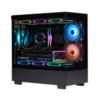Gabinete para PC de Escritorio SNOWMAN M-ATX, Chasis para Juegos con Vidrio Templado, Gabinete para PC Gamer