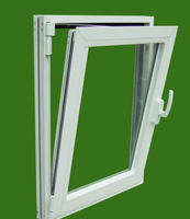 Ventana Abatible de PVC con Doble Acristalamiento, Estándar EN de Ahorro Energético