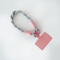 Cordon de téléphone portable coloré en nylon tressé, dragonne mignonne pour iPhone 16 15 et coques Samsung