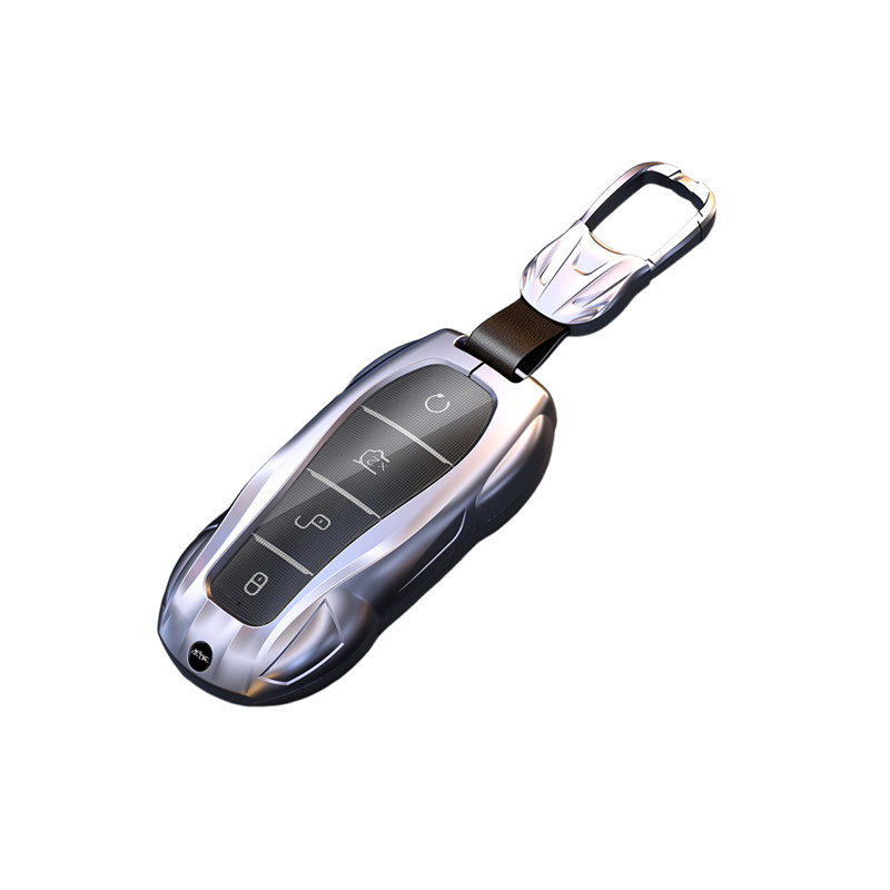 Silver Sports car buckle-A