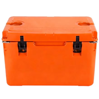 Glacière rotomoulée 35QT résistante à l'eau avec glacière isotherme robuste 7 jours et ouvre-bouteille pour le camping