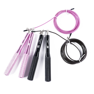 Corde à sauter avec poignée en aluminium, logo personnalisé, corde à sauter en fil d'acier rapide vente en gros - Product Image 4