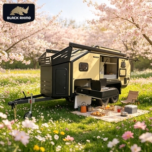 Caravane tout-terrain Husvagn à double essieu avec toilettes, capacité 6 personnes, marché italien - Product Image 1