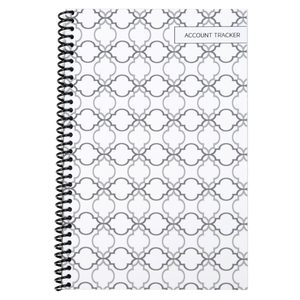 Libreta de registro de cheques y tarjetas de débito, blanca, estándar, con espiral. - Product Image 1