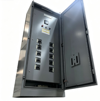 Armoire de distribution électrique industrielle 100A IP55 480V AC en acier avec système de verrouillage intelligent pour disjoncteur et barre omnibus