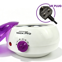 Chauffe-cire individuel 400 ml pour épilation, usage professionnel et domestique, violet, température réglable, prise OEM
