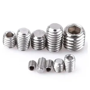 Stainless Steel M5 M9 Micro Double Ended Hex Allen Cup Point Set Grub Screw