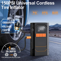 Chargeur de batterie externe portable 4 en 1 Chargeur de batterie au lithium pour voiture Démarreur de batterie de voiture Pompe à air pour pneu avec éclairage d'urgence