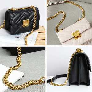 도매 핸드백 하드웨어 장식 금속 체인 가방 제작 액세서리용 금색 철 체인 - Product Image 6