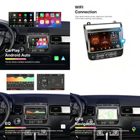 Autoradio Android 8 pouces pour tableau de bord VW Touareg 2011-2017, Android Auto sans fil, CarPlay intégré, WiFi, MP3, USB