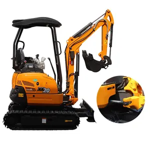 China Rhino 2 Ton Kecil Excavator Xn20 Penuh Impor Konsumsi Daya Rendah Power Kuat