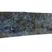 Petite dalle de granit bleu de Madagascar, surface polie, design moderne, pierre de repas extérieure, prix