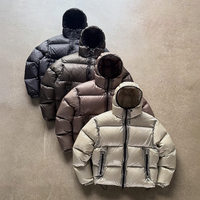 Veste d'hiver rembourrée à fermeture éclair, de haute qualité, personnalisée par le fabricant, pour hommes, pour les activités de plein air