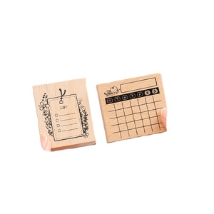 1 sello <span class=keywords><strong>de</strong></span> agenda <span class=keywords><strong>de</strong></span> madera Supercat, calendario mensual, calendario semanal, sellos <span class=keywords><strong>de</strong></span> decoración DIY - Product Image 1