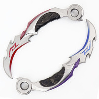 Couteau à griffes en mousse Valorant Reaver Karambit, arme inoffensive pour le jeu et le cosplay, à partir de 5 ans, unisexe