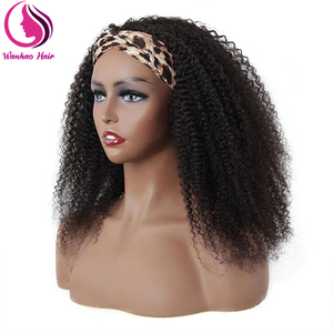 Perruque <span class=keywords><strong>bandeau</strong></span> afro bouclée crépue, densité 200%, perruques afro pour femmes, cheveux humains, <span class=keywords><strong>boucles</strong></span> naturelles, grade 10A, sans colle - Product Image 2
