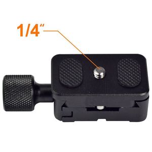 Venta de fábrica, accesorios de fotografía, soporte de trípode de aluminio 1/4, placa de liberación rápida para cámara de vídeo Digital - Product Image 2