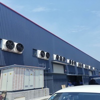Ventilateur d'extraction à pression négative en PRV, Extraction de chaleur et ventilation, Ventilateur axial à vitesse variable, Moteur CC sans balais, IP55