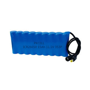Paquete de batería PKCELL envuelto en PVC 11,1 V 23.4Ah <span class=keywords><strong>3s9p</strong></span> <span class=keywords><strong>18650</strong></span> para bombas de agua, equipos de minería, dispositivo de monitor inalámbrico, agroatomizador - Product Image 1