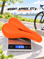Coussin de selle de vélo VXM en mousse hautement élastique, absorption des chocs, respirant, creux, soulagement de la pression, pour vélo de montagne, de route et pliable, longue distance