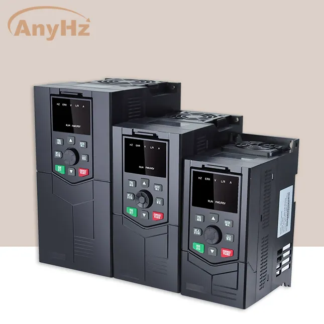 High Performance Factory Price Variable Frequency Converter 220v 380v Ac Vfd Drive 0.7KW 4.5KW 10kw 15kw Water Pump Inverter