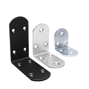 Support d'angle en acier inoxydable Jin Aoding, 90 degrés, en forme de L, pour étagère, connecteur, support de fixation pour porte d'armoire - Product Image 1