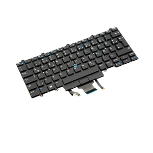 คีย์บอร์ดภาษาเยอรมัน HK-HHT สำหรับ <span class=keywords><strong>Dell</strong></span> <span class=keywords><strong>Latitude</strong></span> E5450 E5470 E7450 E7470 5450 7480 <span class=keywords><strong>7490</strong></span> คีย์บอร์ดแบบมีไฟพื้นหลัง - Product Image 1