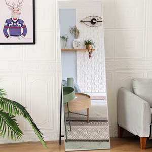 ที่แขวนติดผนังกระจกกรอบอลูมิเนียมอัลลอยด์เต็มขนาดกำลังเป็นที่นิยม2025สำหรับห้องนั่งเล่นและห้องน้ำของตกแต่งบ้าน - Product Image 3