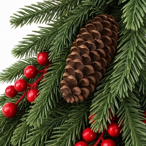 Ornement suspendu de Noël personnalisable de 60 cm en PE, style moderne minimaliste, décoration d'ambiance, arbre à l'envers - Product Image 5