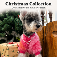 Pull en peluche chaud d'hiver pour animaux de compagnie, cardigan ouvert sur le devant, tricoté pour petits chiens, chats, Schnauzer, Bichon Frisé, Bouledogue Français