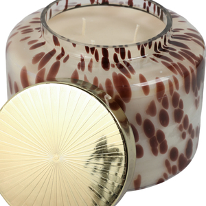 Candela Profumata Decorativa Macchiettata con Coperchio, Stile Pilastro, per Uso Interno ed Esterno - Product Image 5