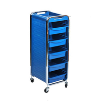 Chariot de salon professionnel à 5 niveaux U-T28 pour coiffure, spa et tatouage