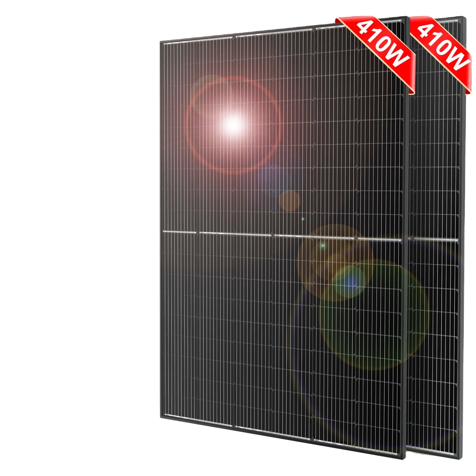 Preço de fábrica 430 Watt 440 Watt Painel Solar barato por atacado Costos em estoque Melhor Painel Solar Mono de alta eficiência