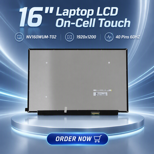 หน้าจอ LCD ขนาด 16 นิ้ว รุ่น NV160WUM-T02 แบบ On-Cell <span class=keywords><strong>Touch</strong></span> ความละเอียด 1920x1200 <span class=keywords><strong>40</strong></span> พิน 60Hz - Product Image 1