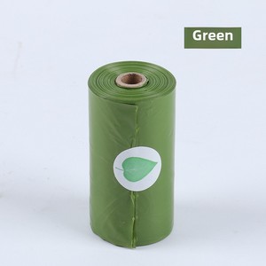 Venta al por mayor logotipo personalizado compostable 100% biodegradable extra grueso perro caca bolsa de basura de plástico rollos caca de perro - Product Image 6