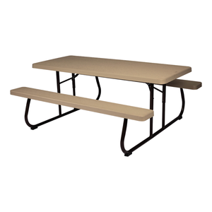 Heavy Duty 180CM all'aperto cortile Picnic festa pranzo pieghevole <span class=keywords><strong>birreria</strong></span> di plastica Set di birra tavolo e panca per eventi - Product Image 4