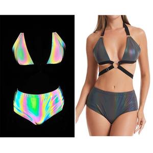 Женский летний купальник-бикини со шнуровкой - Product Image 2