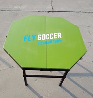 Table de football octogonale pliable et mobile pour l'extérieur – Divertissement