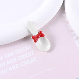 CHENXI Mini Moldes de Resina con Forma de Lazo de Mariposa para Manualidades DIY, Adornos de Pegamento en Crema para el Cabello, Decoración para Fundas de Teléfono, Estilo de Dibujos Animados 17x48mm - Product Image 4