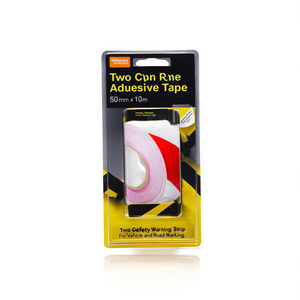 Ruban adhésif réfléchissant bicolore, bande d'avertissement de sécurité de 50mm x 10m pour le marquage des véhicules et des routes - Product Image 1